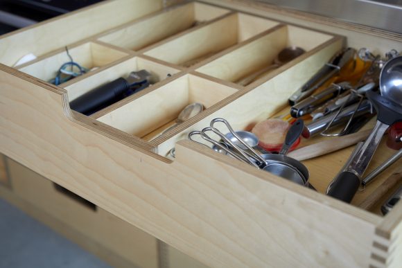 Plywood cutlery drawer 2