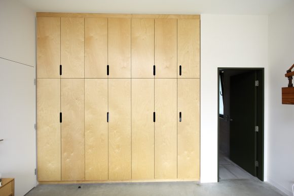 Plywood wardrobe